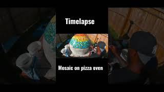 DIY Pizza Oven Mosaic #pizzaoven