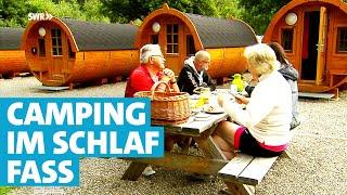 Campingurlaub im Fass