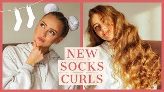 НОВЫЕ кудри БЕЗ ПЛОЙКИ на НОСКИ | NEW SOCKS HEATLESSCURLS