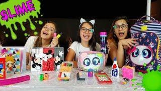 NÃO ESCOLHA O MATERIAL ESCOLAR ERRADO (SLIME CHALLENGE) | Luluca