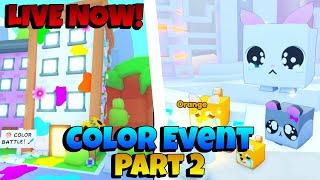 COLOR EVENT PART 2 IS HERE! Pet Simulator 99 50M+ In Giveaways