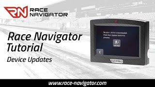 Race Navigator Tutorial – Geräteupdates