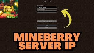 Minecraft MineBerry Server IP 2024