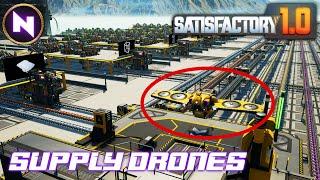 How To Use DRONES To Supply MAIN BUS | 13 |  Satisfactory 1.0 | Lets Play