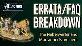 February Errata & FAQ breakdown - Bolt Action Third Edition