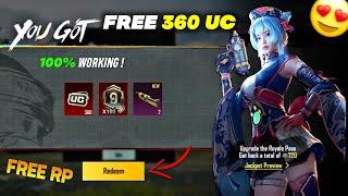 FREE 360 UC  FREE A9 Royal Pass Trick In BGMI | How To Get Free Uc In Bgmi | Free UC In Bgmi !