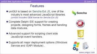 UniGUI Web App Development
