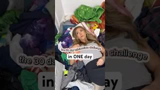 30 DAY MINIMALISM CHALLENGE in ONE DAY #decluttering #momlife