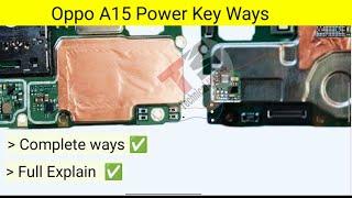 Oppo A15 Power Key ways | oppo power button not working solution #power