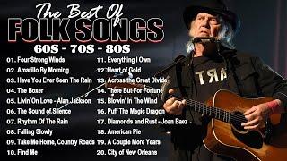 Best Country Folk Songs  Folk Songs 70s 80s and Album  Classic Folk Songs