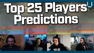 Johnny vs Tbates vs CJCJ vs Dazerin | Raleigh Major Top 25 Player Predictions