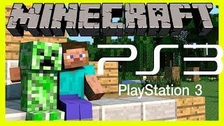 Minecraft Ps3 (Playstation 3) Edition/Version Gameplay Part 1 - SURVIVING OUR FIRST NIGHT!