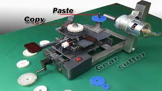 How to Make a Gear Copy Machine | Simple Gear cutter