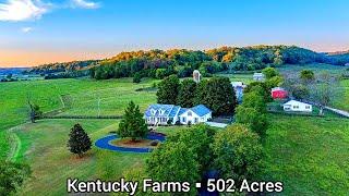 Kentucky Farms For Sale | 502 Acres | Kentucky Land For Sale | 4 Barns | Strong Income Potential