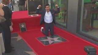 Mario Lopez gets Hollywood star