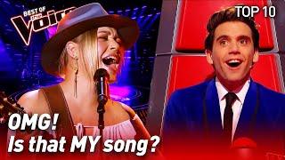 TOP 10 | COACH SONGS surprise The Voice coaches