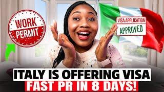 Italy  Opens Visa For 28,000 Foreign Workers (PR in 8 days) No ielts