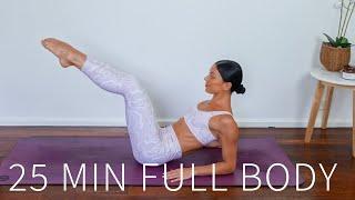 25 MIN FULL BODY WORKOUT || At-Home Pilates (Intermediate)