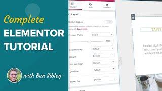 Elementor Tutorial | How to Use the Elementor Page Builder Plugin