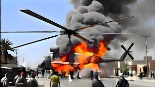 Happened today! 14 Russian KA-52 combat helicopters destroyed by Ukraine's latest rocket