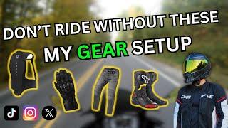 The ESSENTIAL Motorcycle Gear You Need - My Personal Picks!