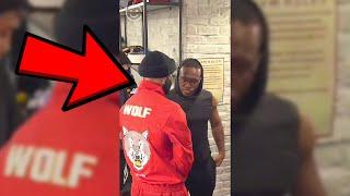 Deji & Fousey CONFRONTATION During Open Workout 