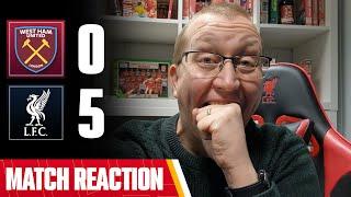 We're the BEST football team in the world! | West Ham 0-5 Liverpool | Pajak's Match Reaction