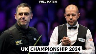 Ronnie O'Sullivan vs Barry Hawkins UK Championship 2024 Round