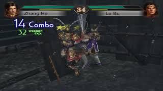 Zhang He vs Lu Bu (Duel) 69 Hit Combo | Dynasty Warriors 4 XL