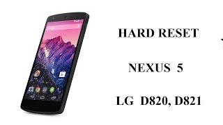 Nexus 5 LG D820 D821 Hard Reset