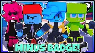 How to get "MINUS" BADGE in Another Friday Night Funk RP | ROBLOX