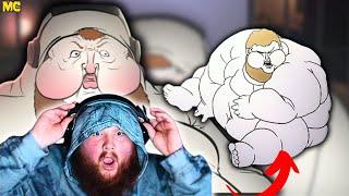 CaseOh Reacts To "Fat Shaming A Streamer" By MeatCanyon  | Caseoh Animation