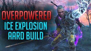 Overpowered Aard Build for Witcher 3 Next Gen - High Damage DPS Explosive Ice Build