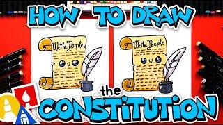 How To Draw The Constitution Of The United States Of America