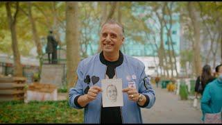 I interviewed Joe from Impractical Jokers while drawing his portrait!