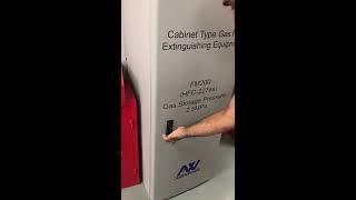 Asenware FM200 Gas Suppression System Cabinet Type Introduction video