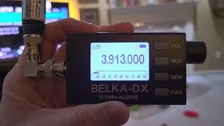 Belka DX listening to 80m with MWA30 amplified antenna