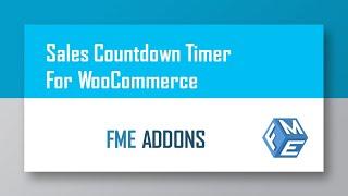 woocommerce product countdown Timer - Woocommerce Sales Countdown Timer - FME Addons