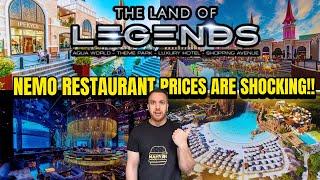 This FAMOUS Restaurant In Turkey is TERRIBLE! | Nemo, Land Of Legends