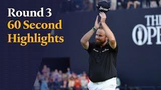 Highlights as Shane Lowry's 63 puts him four shots clear