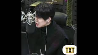 Ёнджун  без музыки поёт  Yeonjun sings without music ТХТ