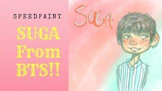 -Speedpaint-Suga from BTS!!!