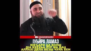 УМАР ХЕХОЕВ 1УЬЙРА ЛАМАЗ ЮКЪАРИ ЦА ВОЛШ Д1А КХЕХЬА ЛУР МА ДАЦ АЛЛАХ1 ДЕЛА ВЕЗШ ЧУНА БЕН ХЬЕХАМ