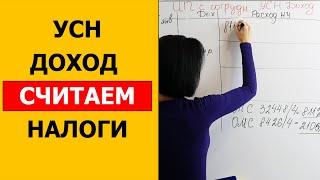 УСН доходы с сотрудниками считаем налоги 2020