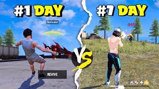 PLAYING First Time FREE FIRE On PC For 7 Days! 