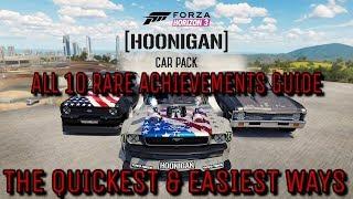 Forza Horizon 3 Hoonigan Car Pack ALL Achievements - Guide to all 10 Achievements QUICK & EASIEST