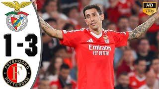 Benfica vs Feyenoord 1-3 Highlights & All Goals 2024 HD