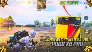 POCO X6 PRO BGMI TEST | 120 FPS BGMI GAMEPLAY 