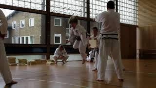 Taekwon-Do Prüfungsbruchtests zum 2. Dan