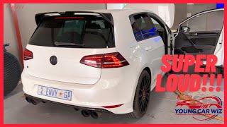 SUPER LOUD Golf 7 R on Dyno | Young Car Wiz